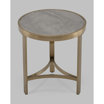 Журнальный столик Адриана 50*50 см серая керамика