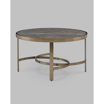 Журнальный столик Адриана 80*80 см серая керамика