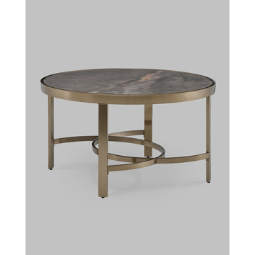 Журнальный столик Адриана 80*80 см серая керамика