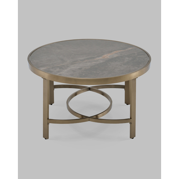 Журнальный столик Адриана 80*80 см серая керамика