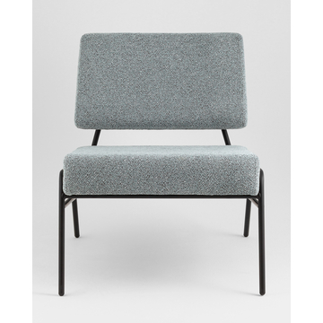 Кресло Теллинг шенилл серо-синий