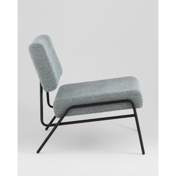 Кресло Теллинг шенилл серо-синий