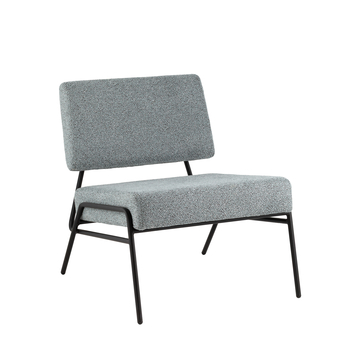 Кресло Теллинг шенилл серо-синий