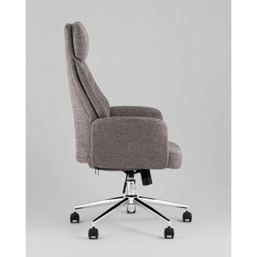 Кресло офисное TopChairs Neoma темно-серый ткань