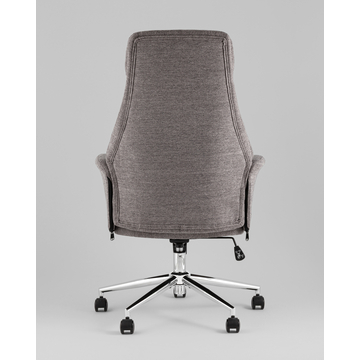 Кресло офисное TopChairs Neoma темно-серый ткань
