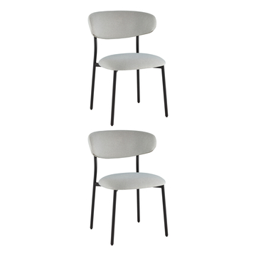 Стул обеденный Ayla светло-серый 2 шт.