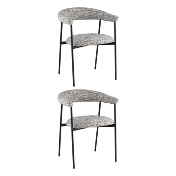 Стул обеденный Toko светло-серый 2 шт.