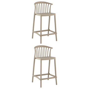 Стул полубарный Campo пластик зеленый 2 шт.