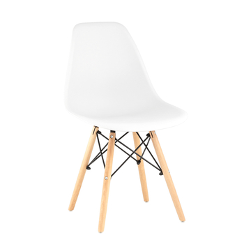 Стул DSW белый (разборный каркас)