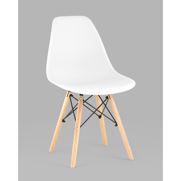Стул DSW белый (разборный каркас)