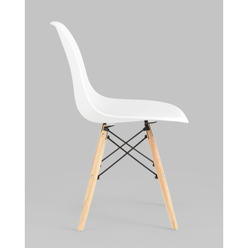 Стул DSW белый (разборный каркас)