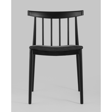 Стул Ranch с мягким сиденьем черный 4 шт.