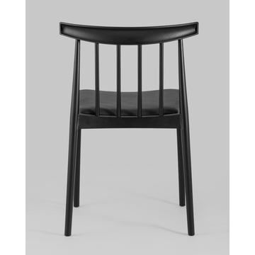 Стул Ranch с мягким сиденьем черный 4 шт.