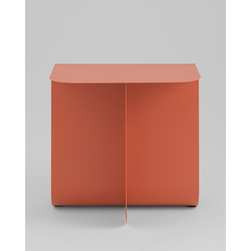 Журнальный столик Laure металл красный