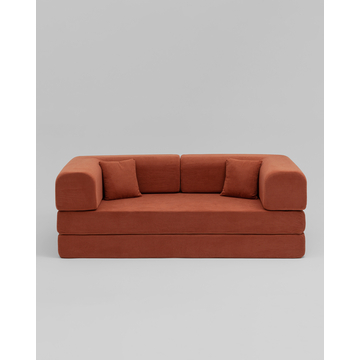 Диван SnapSofa вельвет оранжевый