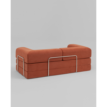 Диван SnapSofa вельвет оранжевый