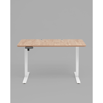 Стол с регулировкой высоты, 1 мотор, память 3 уровня высоты, 120*60 см, светлое дерево