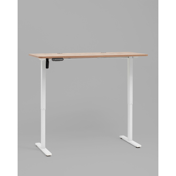 Стол с регулировкой высоты, 1 мотор, память 3 уровня высоты, 140*60 см, светлое дерево