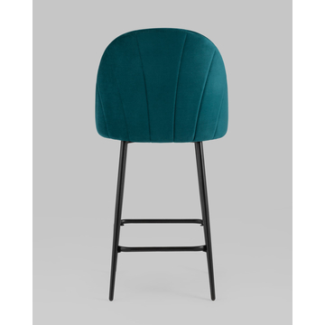 Стул полубарный Логан SN велюр изумрудный
