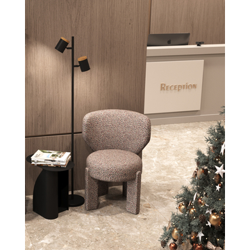 Журнальный столик Yvaine металл черный