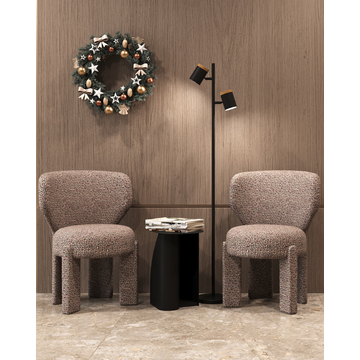 Журнальный столик Yvaine металл черный