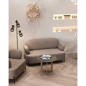 Диван Кэнди ткань букле капучино