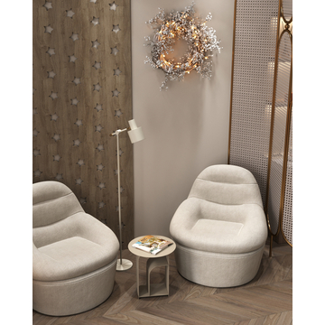 Журнальный столик Arwel металл серый