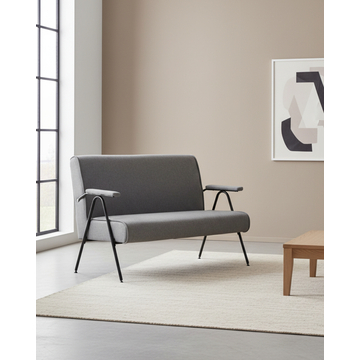 Диван Эндино рогожка серый