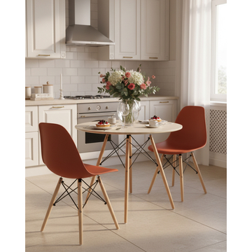 Стул DSW терракотовый (разборный каркас)