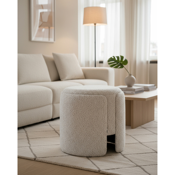 Пуф Taks букле светло-серый