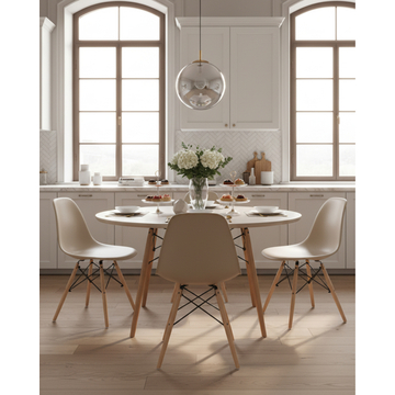 Стул DSW бежевый 4 шт. комплект (разборный каркас)