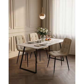 Стул Одди NEW велюр бежевый