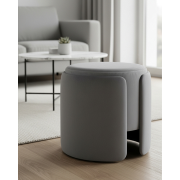 Пуф Taks велюр серый