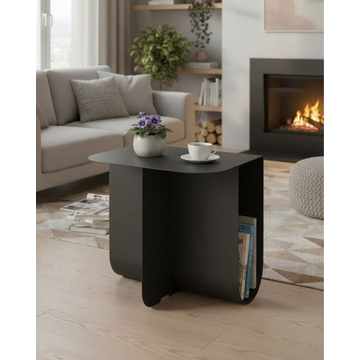 Журнальный столик Laure металл черный