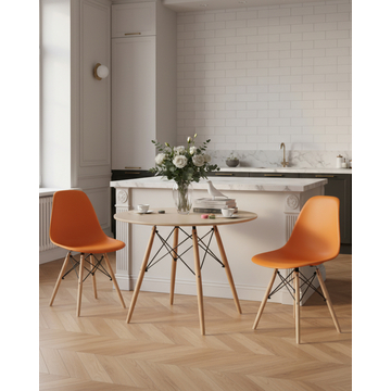 Стул DSW оранжевый x4