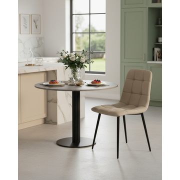 Стул Одди NEW велюр бежевый