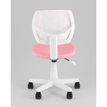 Кресло ЛОЛО Study розовый пластик белый