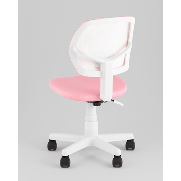 Кресло ЛОЛО Study розовый пластик белый