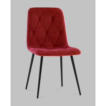 Стул Одди Diamond велюр красный