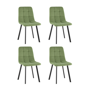 Стул Одди Original Square велюр синий (набор 4 шт)