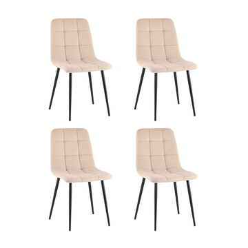 Стул Одди Original велюр бежевый 4 шт.