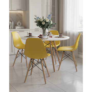 Стул DSW желтый