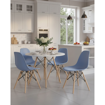 Стул DSW голубой x4