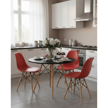 Стул DSW красный x4