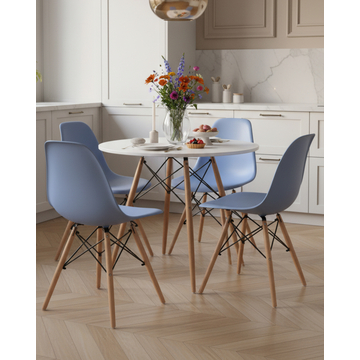 Стул DSW голубой x4