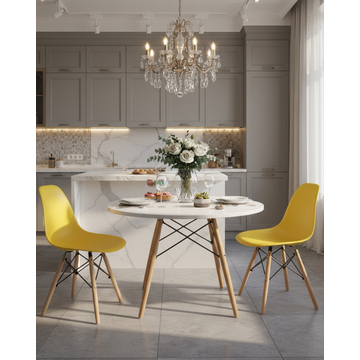 Стул DSW желтый