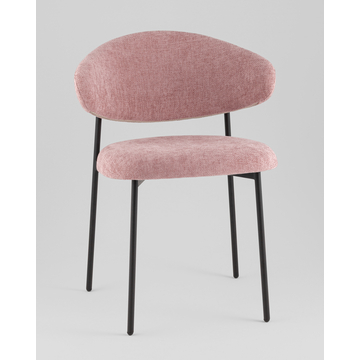 Стул Evan шенилл пыльно-розовый