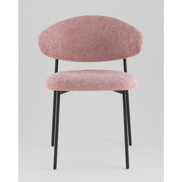 Стул Evan шенилл пыльно-розовый