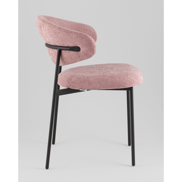 Стул Evan шенилл пыльно-розовый