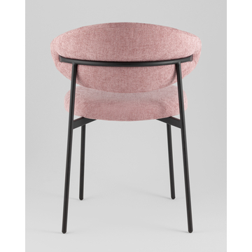 Стул Evan шенилл пыльно-розовый